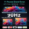 Tablette 11 Pouces avec Gemini AI, Tablettes Android 16 avec Coque, Souris & Clavier, Octa-Core, 24 GO RAM + 256 GO ROM + 2 TO T