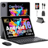Tablette 11 Pouces avec Gemini AI, Tablettes Android 16 avec Coque, Souris & Clavier, Octa-Core, 24 GO RAM + 256 GO ROM + 2 TO T