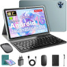 Android 16 Tablette 10 Pouces avec Gemini AI, Tablette avec Clavier, Souris & Stylet, Octa-Core, 24 GO RAM + 256 GO ROM + 1 TO T