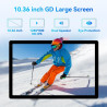 Ainmel Tablette Android, 10 Pouces avec processeur Octa-Core, 16GB RAM 128GB ROM, 1TB TF Card Expand, 1280x800 IPS HD Touchscree