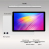 Ainmel Tablette Android, 10 Pouces avec processeur Octa-Core, 16GB RAM 128GB ROM, 1TB TF Card Expand, 1280x800 IPS HD Touchscree