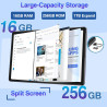 DMOAO Tablette Android 11 Pouces avec 16Go RAM 256Go ROM 1TB Extensible, 2K FHD Tablette avec Trois Caméras 5MP+13MP+2MP, 8 Core