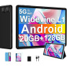Tablette Android avec Widevine L1, 13MP+5MP, 8000 mAh + Charge Rapide 18 W, Tablette Tactile 11 Pouces avec 20 Go RAM + 128 Go R