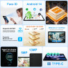 Tablette Android avec Widevine L1, 13MP+5MP, 8000 mAh + Charge Rapide 18 W, Tablette Tactile 11 Pouces avec 20 Go RAM + 128 Go R