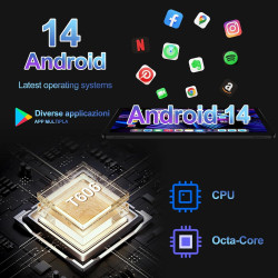 Tablette Android avec Widevine L1, 13MP+5MP, 8000 mAh + Charge Rapide 18 W, Tablette Tactile 11 Pouces avec 20 Go RAM + 128 Go R