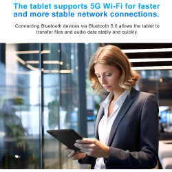 Tablette Android avec Widevine L1, 13MP+5MP, 8000 mAh + Charge Rapide 18 W, Tablette Tactile 11 Pouces avec 20 Go RAM + 128 Go R