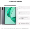 Honor pad x8a tablette tactile 11 pouces android 14+bleutooth, wifi, 4 go/128 go tablette with 4 haut-parleurs, 90hz eye protect