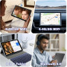 Tablette 10 Pouces Android 15 : 24 Go RAM + 128 Go ROM (Jusqu'à 1 To), Processeur Octa-Core, écran IPS HD 1280x800, Caméras 5MP+