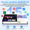 ZIOVO Tablette 10 Pouces Android 15,30Go RAM+128Go ROM (TF 2To)Tablet,5G WiFi Tablettes,Octa-Core 2.0 GHz/Gemini AI/Widevine L1/