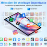 ZIOVO Tablette 10 Pouces Android 15,30Go RAM+128Go ROM (TF 2To)Tablet,5G WiFi Tablettes,Octa-Core 2.0 GHz/Gemini AI/Widevine L1/