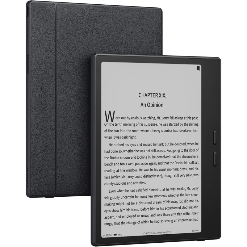 BOOX Go 7 ePapier Tablette 7" N/B 64 Go 300 ppi Android 13 Frontlicht BT WiFi (Noir)