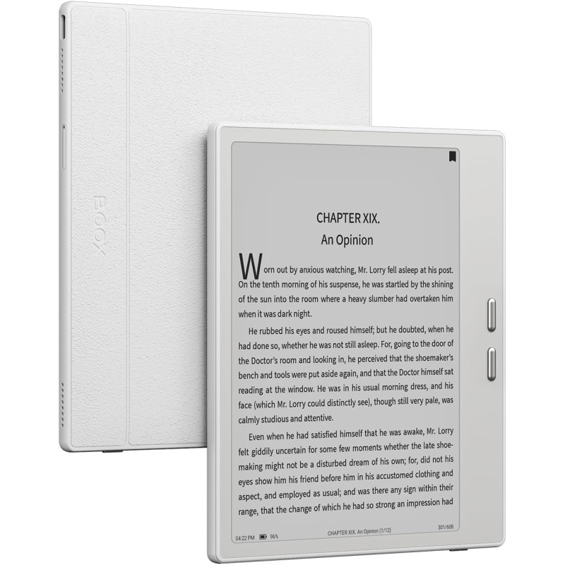 BOOX Go 7 ePapier Tablette 7" N/B 64 Go 300 ppi Android 13 Frontlicht BT WiFi (Blanc)
