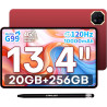 TECLAST T65 Plus Tablette 13.4 Pouces, Écran 120Hz, Helio G99 2.2GHz Octa-Core Gaming, 20Go RAM+256Go ROM(TF 8To), Dual SIM 4G L