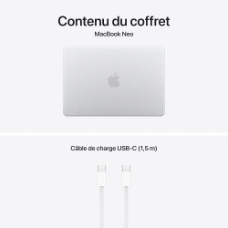 Apple MacBook Neo 13″ 2026 Portable avec Puce A18 Pro : Conçu pour l’IA et Apple Intelligence, écran Liquid Retina, mémoire unif