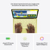 Apple MacBook Neo 13″ 2026 Portable avec Puce A18 Pro : Conçu pour l’IA et Apple Intelligence, mémoire unifiée 8 Go, SSD 512 Go,