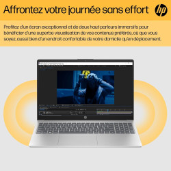 HP 15-fc0005sf Ordinateur Portable 15,6" FHD, PC Portable (AMD Ryzen 5 7520U, RAM 8 Go, SSD 512 Go, AMD Radeon Graphics, Windows