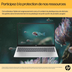 HP 15-fc0006sf Ordinateur Portable 15,6" FHD, PC Portable (AMD Ryzen 5 7520U, RAM 8 Go, SSD 256 Go, AMD Radeon Graphics, Windows