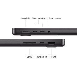 Apple MacBook Pro Ordinateur Portable avec Puce M5, CPU 10 cœurs et GPU 10 cœurs : Conçu pour Apple Intelligence, Écran Liquid R