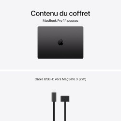 Apple MacBook Pro Ordinateur Portable avec Puce M5, CPU 10 cœurs et GPU 10 cœurs : Conçu pour Apple Intelligence, Écran Liquid R