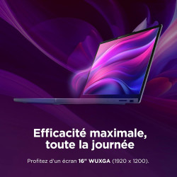 Lenovo IdeaPad Slim 3 16IRH10 - Ordinateur Portable 16'' WUXGA (Intel Core i7-13620H, RAM 16Go, SSD 1To, Intel UHD Graphique, Wi