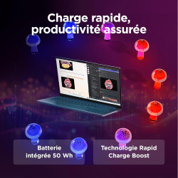 Lenovo IdeaPad Slim 3 16IRH10 - Ordinateur Portable 16'' WUXGA (Intel Core i7-13620H, RAM 16Go, SSD 1To, Intel UHD Graphique, Wi