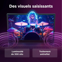 Lenovo IdeaPad Slim 3 16IRH10 - Ordinateur Portable 16'' WUXGA (Intel Core i7-13620H, RAM 16Go, SSD 1To, Intel UHD Graphique, Wi