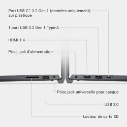 Dell 15 x laptop dc15250 15.6 inch fhd 120hz, intel core i3-1300u, 8gb ddr4 ram, 512gb ssd, intel uhd, windows 11 home, azerty k