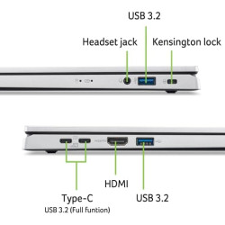 acer Aspire Go 15 I PC Portable 15.6'' FHD LCD I Intel Core 3-N355 I 8Go RAM I 512Go SSD I Intel Graphics I Windows 11 Home I Ar