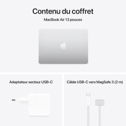 Apple MacBook Air 13 Pouces Ordinateur Portable avec Puce M4 : Conçu pour Apple Intelligence, Écran Liquid Retina de 13,6 Pouces