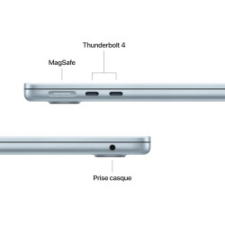 Apple MacBook Air 13 Pouces Ordinateur Portable avec Puce M4 : Conçu pour Apple Intelligence, Écran Liquid Retina de 13,6 Pouces