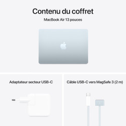 Apple MacBook Air 13 Pouces Ordinateur Portable avec Puce M4 : Conçu pour Apple Intelligence, Écran Liquid Retina de 13,6 Pouces