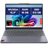 Lenovo IdeaPad Slim 3 15Q8X10 - Ordinateur Portable 15.3'' WUXGA Copilot+ (Snapdragon X X1-26-100, RAM 16Go, SSD 512Go, Qualcomm