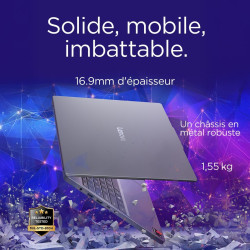 Lenovo IdeaPad Slim 3 15Q8X10 - Ordinateur Portable 15.3'' WUXGA Copilot+ (Snapdragon X X1-26-100, RAM 16Go, SSD 512Go, Qualcomm