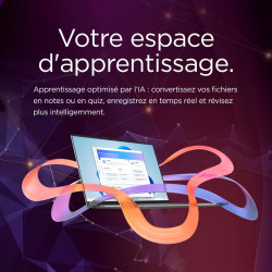 Lenovo IdeaPad Slim 3 15Q8X10 - Ordinateur Portable 15.3'' WUXGA Copilot+ (Snapdragon X X1-26-100, RAM 16Go, SSD 512Go, Qualcomm