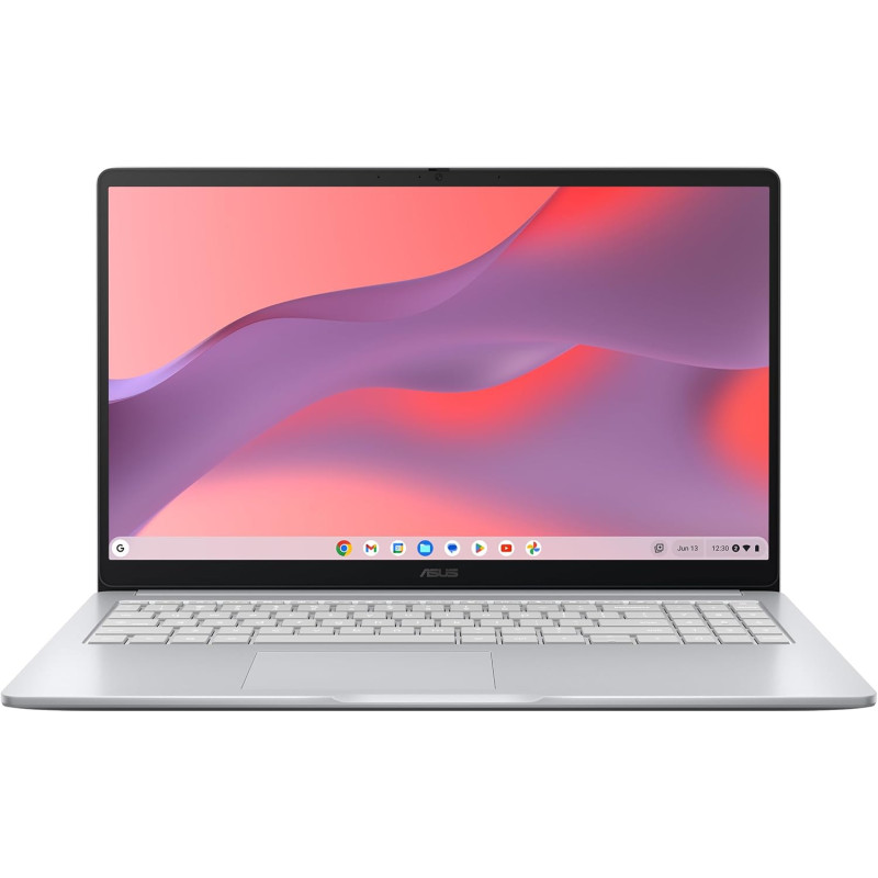 ASUS Chromebook Plus avec Google AI CX1505CTA-S70005 15.6 Pouces FHD 60Hz Pc Portable (Intel Core i3-N355 Processeur 3.9 GHz, 16