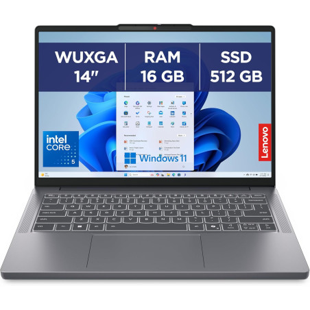 Lenovo IdeaPad Slim 3 14IRH10R - Ordinateur Portable 14'' WUXGA (Intel Core 5 210H, RAM 16Go, SSD 512Go, Intel UHD Graphique, Wi