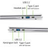 acer Chromebook 315 I PC Portable 15.6" FHD I MediaTek 540 I 8Go RAM LPDDR5 I 128Go eMMC I ChromeOS I Gris I sans Chargeur I CB3