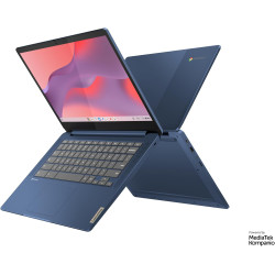 Lenovo IdeaPad Slim 3 Chromebook 14M868 - Ordinateur Portable 14'' FHD (MediaTek Kompanio 520, RAM 8Go, SSD 128Go, Arm Mali-G52 
