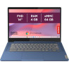 Lenovo IdeaPad Slim 3 Chromebook 14M868 - Ordinateur Portable 14'' FHD (MediaTek Kompanio 520, RAM 4Go, SSD 64Go, Arm Mali-G52 2