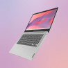 Lenovo IdeaPad Slim 3 Chromebook 14M868 - Ordinateur Portable 14'' FHD IPS 300nits Tactile (MediaTek Kompanio 520, RAM 8Go, eMMC