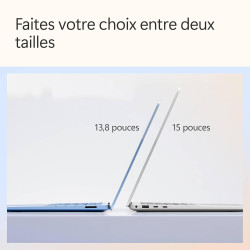 Microsoft Surface Laptop | Copilot+ PC | Ecran Tactile 13.8” | Snapdragon® X Plus | 16Go RAM | SSD 256Go | Dernier Modèle, 7ème 