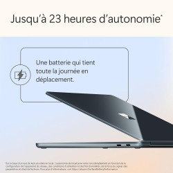 Microsoft Surface Laptop | Copilot+ PC | Ecran Tactile LCD 13”| Snapdragon® X Plus | 16Go RAM | Stockage 512Go | Dernier Modèle 
