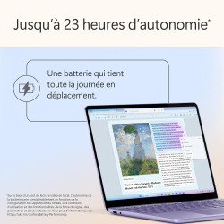 Microsoft Surface Laptop | Copilot+ PC | Ecran Tactile LCD 13”| Snapdragon® X Plus | 16Go RAM | Stockage 512Go | Dernier Modèle 