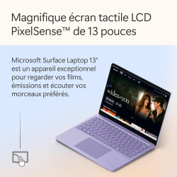 Microsoft Surface Laptop | Copilot+ PC | Ecran Tactile LCD 13”| Snapdragon® X Plus | 16Go RAM | Stockage 512Go | Dernier Modèle 