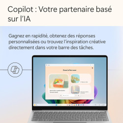 Microsoft Surface Laptop | Copilot+ PC | Ecran Tactile LCD 13”| Snapdragon® X Plus | 16Go RAM | Stockage 512Go | Dernier Modèle 