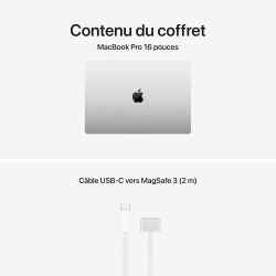 Apple MacBook Pro Portable avec M5 Max, CPU 18 cœurs et GPU 40 cœurs : Conçu pour l’IA, Écran Liquid Retina XDR 16,2 Pouces, Mém