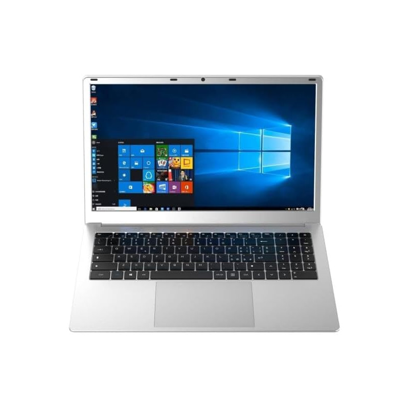 Quad pc portable 15.6 pouces fullhd (n3450 4x2.2 ghz, ram 8go, 512go ssd, wlan, bleutooth, windows 11 pro) clavier azerty frança