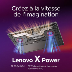 Lenovo Yoga Pro 7 14IAH10 - Ordinateur Portable Ultrafin 14'' 3K OLED 120Hz Tactile (Intel Arrow Ultra 9H, RAM 32Go, SSD 1To, Gr
