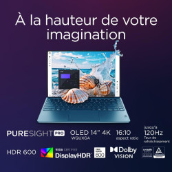 Lenovo Yoga Slim 9 14ILL10 - Ordinateur Portable 14'' 4K OLED WQUXGA Tactile Copilot+ (Intel Ultra 7 258V, RAM 32Go, SSD 1To, In