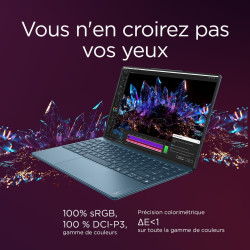 Lenovo Yoga Slim 9 14ILL10 - Ordinateur Portable 14'' 4K OLED WQUXGA Tactile Copilot+ (Intel Ultra 7 258V, RAM 32Go, SSD 1To, In